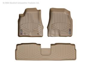 WeatherTech - FloorMat WeatherTech 06-07 Toyota Highlander Front and Rear Floorliners - Tan | 450141-450392 - Image 2
