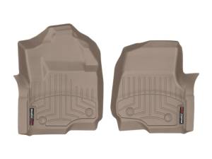 WeatherTech - WeatherTech 2017 Ford Super Duty (Super Cab / Crew Cab) Front FloorLiners - Tan | 4510121 - Image 2