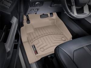 WeatherTech - WeatherTech 2017 Ford Super Duty (Super Cab / Crew Cab) Front FloorLiners - Tan | 4510121 - Image 3