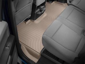 WeatherTech 2017+ Ford F-250/F-350/F-450/F-550 Rear FloorLiner - Tan | 4510123 - Image 6
