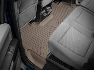 WeatherTech 2017+ Ford F-250/F-350/F-450/F-550 Rear FloorLiner HP - Tan | 4510123IM - Image 4