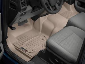WeatherTech - WeatherTech 17+ Ford F-250/F-350/F-450 Front FloorLiner - Tan (w/ First Row Bench Seats) | 4510321 - Image 2