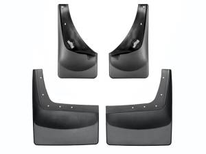 WeatherTech - WeatherTech 01-07 Ford F250/F350/F450/F550 No Drill Mudflaps - Black | 110001-120029 - Image 1