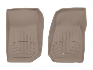 WeatherTech 07-13 Jeep Wrangler 2-Door Front FloorLiner HP - Tan | 451051IM - Image 1