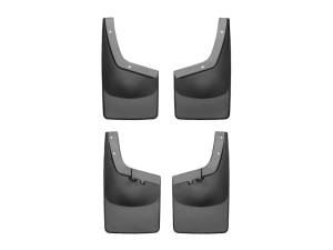 WeatherTech 11+ Ford F250/F350/F450/F550 No Drill Mudflaps - Black | 110020-120020
