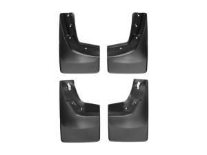 WeatherTech 14+ Chevrolet Silverado No Drill Mudflaps - Black | 110035-120035 - Image 2