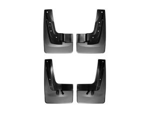 WeatherTech 13-16 GMC Acadia/Acadia Denali No Drill Mudflaps - Black | 110046-120043 - Image 2