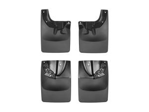 WeatherTech 2016 Toyota Tacoma No Drill Front & Rear Mudflaps - Models without Fender Flares | 110056-120056 - Image 5
