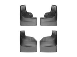 WeatherTech 17-120 Ford F-150 Raptor No Drill Mudflaps - Black | 110073-120073