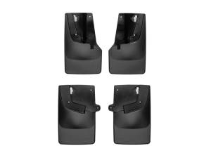 WeatherTech 2017+ Chevrolet Colorado No Drill Mudflaps - Black | 110085-120085