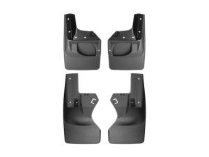 WeatherTech 2020+ Jeep Gladiator No Drill Mudflaps - Black | 110097-120113