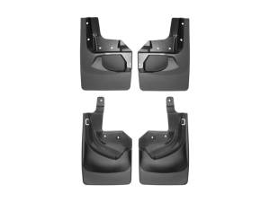 WeatherTech 2018 Jeep Wrangler Rubicon No Drill Mudflaps - Black | 110100-120100