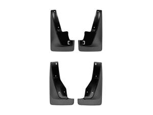 WeatherTech 11-21 Dodge Durango No Drill Mudflaps - Black | 110124-120124