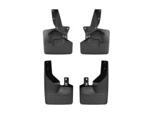 WeatherTech 21-22 Ford Bronco (Bumper Style 1) Front & Rear No Drill Mudflaps - Black | 110148-120148