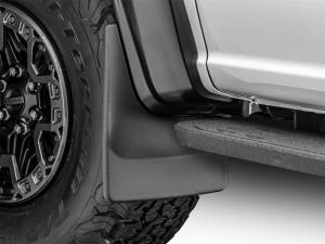 WeatherTech - WeatherTech 2021+ Ford F-150 Raptor (Incl. 37 Perf. Pkg) No Drill Front MudFlaps - Black | 110150 - Image 2