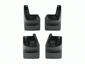 WeatherTech 2022 Chevrolet Silverado 1500 ZR2 No Drill Mudflaps - Black | 110152-120152