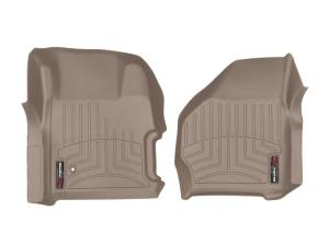 WeatherTech 99-07 Ford F250/F350/F450/F550 Super Duty Regular Cab Front FloorLiner - Tan | 451251 - Image 3
