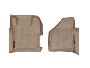 WeatherTech - WeatherTech 08-10 Ford F250/F350/F450/F550 Super Duty Regular Cab Front FloorLiner - Tan | 451261 - Image 2