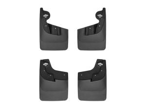 WeatherTech 23-24 Chevrolet Colorado No Drill Front & Rear MudFlaps - Black | 110183-120183