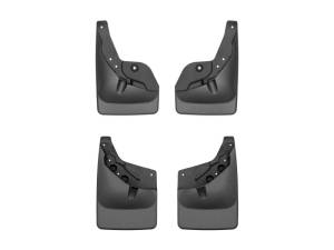 WeatherTech 24-25 Toyota Tacoma w/o Fender Flares Front & Rear No Drill MudFlaps - Black | 110184-120184