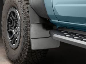 WeatherTech - WeatherTech 21-25 Ford Bronco Front No Drill Mudflaps - Black | 110185 - Image 2