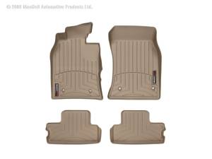 WeatherTech - Floor Mat Set FloorMat WeatherTech 02-06 Mini Cooper / Cooper S Front and Rear Floorliners - Tan | 451371-451362 - Image 3