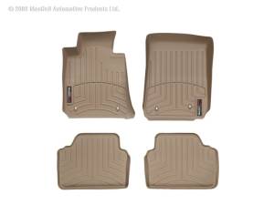 WeatherTech - FloorMat WeatherTech 06 BMW 3-Series (E90/E91) Front and Rear Floorliners - Tan | 451581-451462 - Image 1
