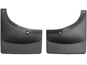 WeatherTech 07-13 GMC Sierra No Drill Mudflaps - Black | 120025 - Image 1