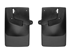 WeatherTech 2017+ Chevrolet Colorado No Drill Mudflaps - Black (ZR2 Model Only) | 120085