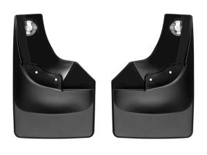 WeatherTech 2019+ Chevrolet Silverado 1500 Crew Cab No Drill MudFlaps - Black | 120098
