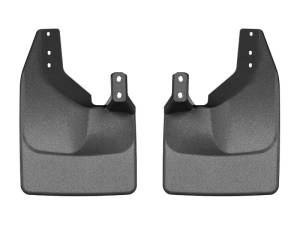 WeatherTech 2021+ Ford Bronco No Drill Rear MudFlaps - Black | 120140