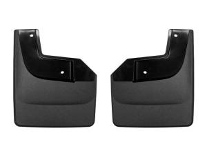 WeatherTech 2021+ Ford F-150 Raptor (Incl. 37 Perf. Pkg) No Drill Rear MudFlaps - Black | 120150