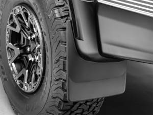 WeatherTech - WeatherTech 2021+ Ford F-150 Raptor (Incl. 37 Perf. Pkg) No Drill Rear MudFlaps - Black | 120150 - Image 2