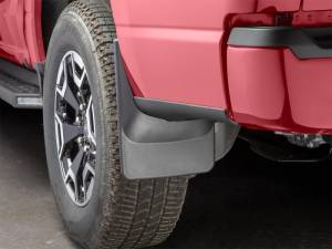WeatherTech - WeatherTech 22-23 Ford F-150 Lightning No Drill Rear MudFlaps - Black | 120164 - Image 2