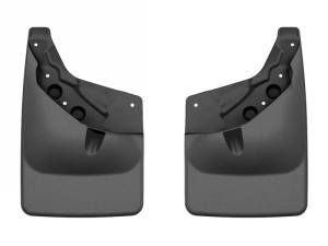 WeatherTech 24-25 Toyota Tacoma w/o Fender Flares Rear No Drill MudFlaps - Black | 120184