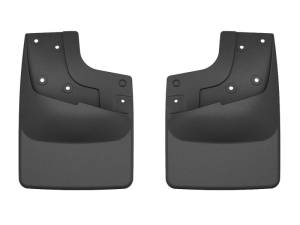 WeatherTech 24-25 Ford Ranger Raptor Supercrew Rear No Drill MudFlaps - Black | 120187