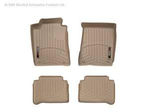 WeatherTech - FloorMat WeatherTech 03 Mercedes-Benz E-Class Sedan Front and Rear Floorliners - Tan | 451731-450882 - Image 4