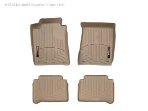 WeatherTech - FloorMat WeatherTech 03 Mercedes-Benz E-Class Sedan Front and Rear Floorliners - Tan | 451731-450882 - Image 6