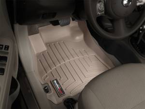 Floor Mat Set FloorMat WeatherTech 09-12 Nissan Altima Front and Rear Floorliners - Tan | 451961-451183