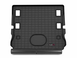 WeatherTech 2018+ Jeep Wrangler JK Cargo Liner w/ Bumper Protector - Black (Works w/Alpine 9-Spkrs) | 401055SK