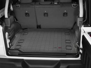 WeatherTech - WeatherTech 2018+ Jeep Wrangler Unlimited JL No w/o Subwoofer Cargo Liners - Black | 401109 - Image 2