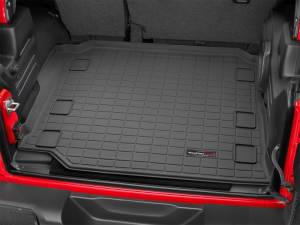 WeatherTech - WeatherTech 2018+ Jeep Wrangler Unlimited JL w/Subwoofer Cargo Liners - Black | 401188 - Image 2