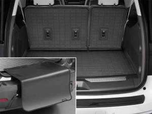 WeatherTech - WeatherTech 21-23 GMC Yukon XL / Yukon Denali XL Seatback Cargo Liner HP w/Bumper Protector - Black | 401466IMSK - Image 2