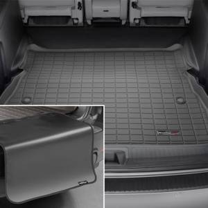 WeatherTech 22-23 Ford Explorer Incl. ST/Hybrid Seatback Cargo Liners HP w/ Bumper Protector - Black | 401510IMSK