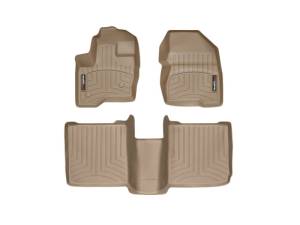 WeatherTech - Floor Mat Set FloorMat WeatherTech 09-11 Ford Flex Front and Rear Floorliners - Tan | 453121-452082 - Image 4