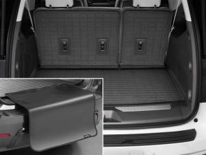 WeatherTech 2021 Chevrolet Suburban/GMC Yukon XL Seatback Cargo Liners HP w/Bumper Protector - Black | 401750IMSK