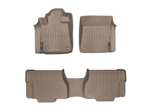 WeatherTech - FloorMat WeatherTech 12+ Toyota Sequoia Front and Rear Floorliners - Tan | 454081-450937 - Image 5