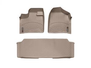 WeatherTech - FloorMat WeatherTech 11+ Chrysler Town & Country Van Front and Rear Floorliners - Tan | 454211-450272 - Image 4