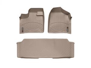 WeatherTech - FloorMat WeatherTech 11+ Chrysler Town & Country Van Front and Rear Floorliners - Tan | 454211-450272 - Image 7