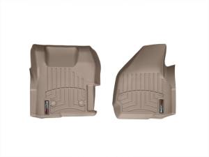 WeatherTech 11+ Ford F250/F350/F450/F550 Front FloorLiner - Tan | 454221